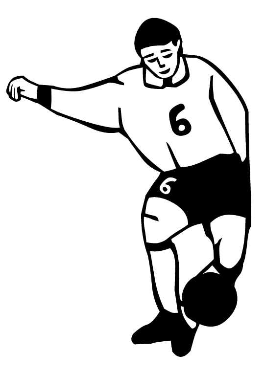 Plansa de colorat cu Fotbal 23 16